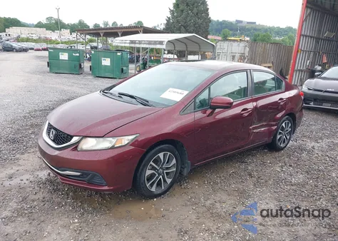 2014 Honda Civic Ex z USA, uszkodzony, nr VIN 19XFB2F82EE047431